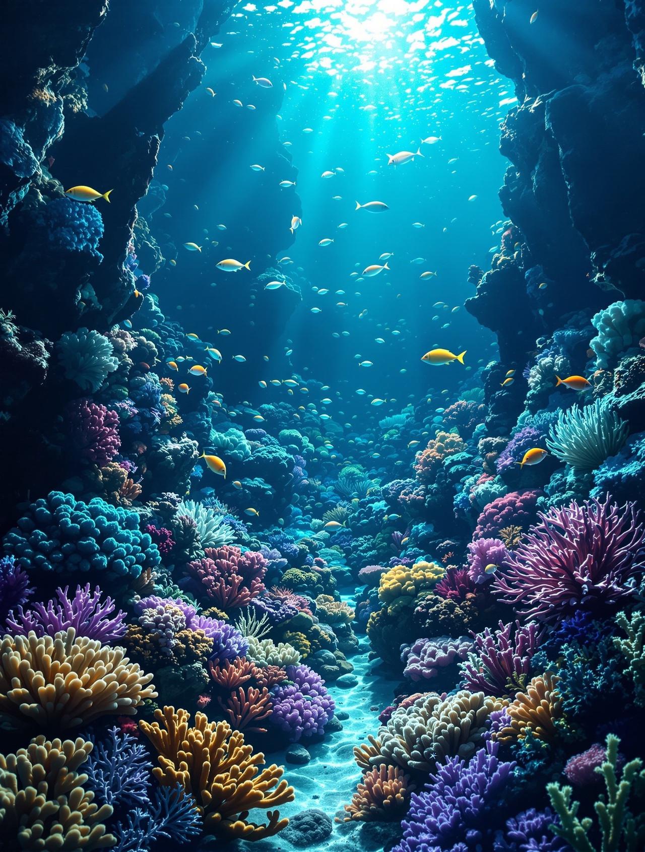 深海 影视海报背景